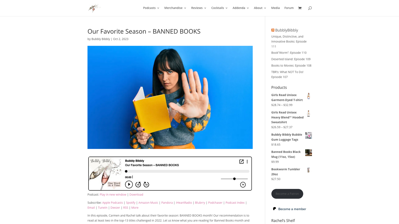 Our Favorite Season - Banned Books by Bubbly Bibbly
