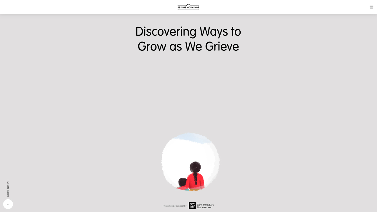 Growing as We Grieve by Sesame Workshop