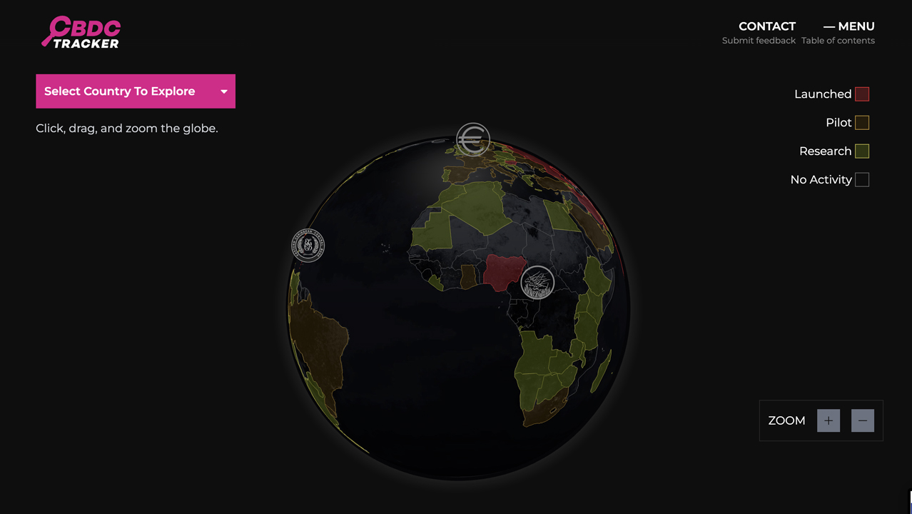 CBDC Tracker by Human Rights Foundation