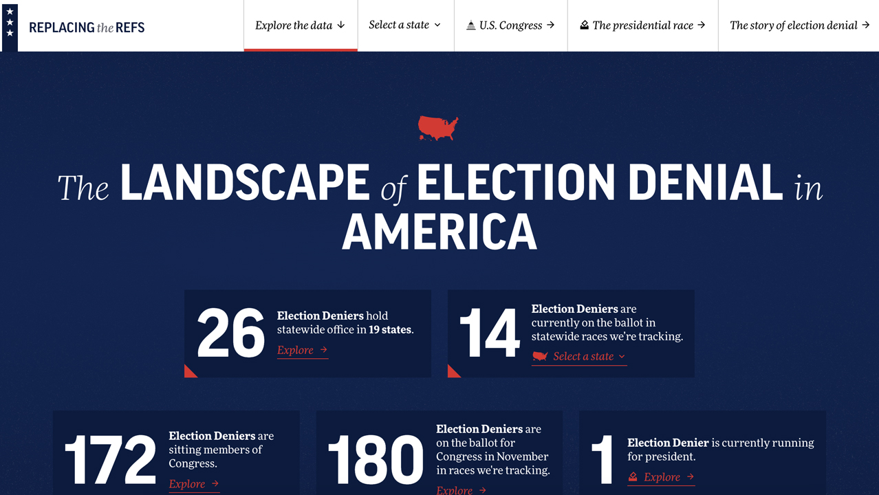The Landscape of Election Denial by States United Democracy Center