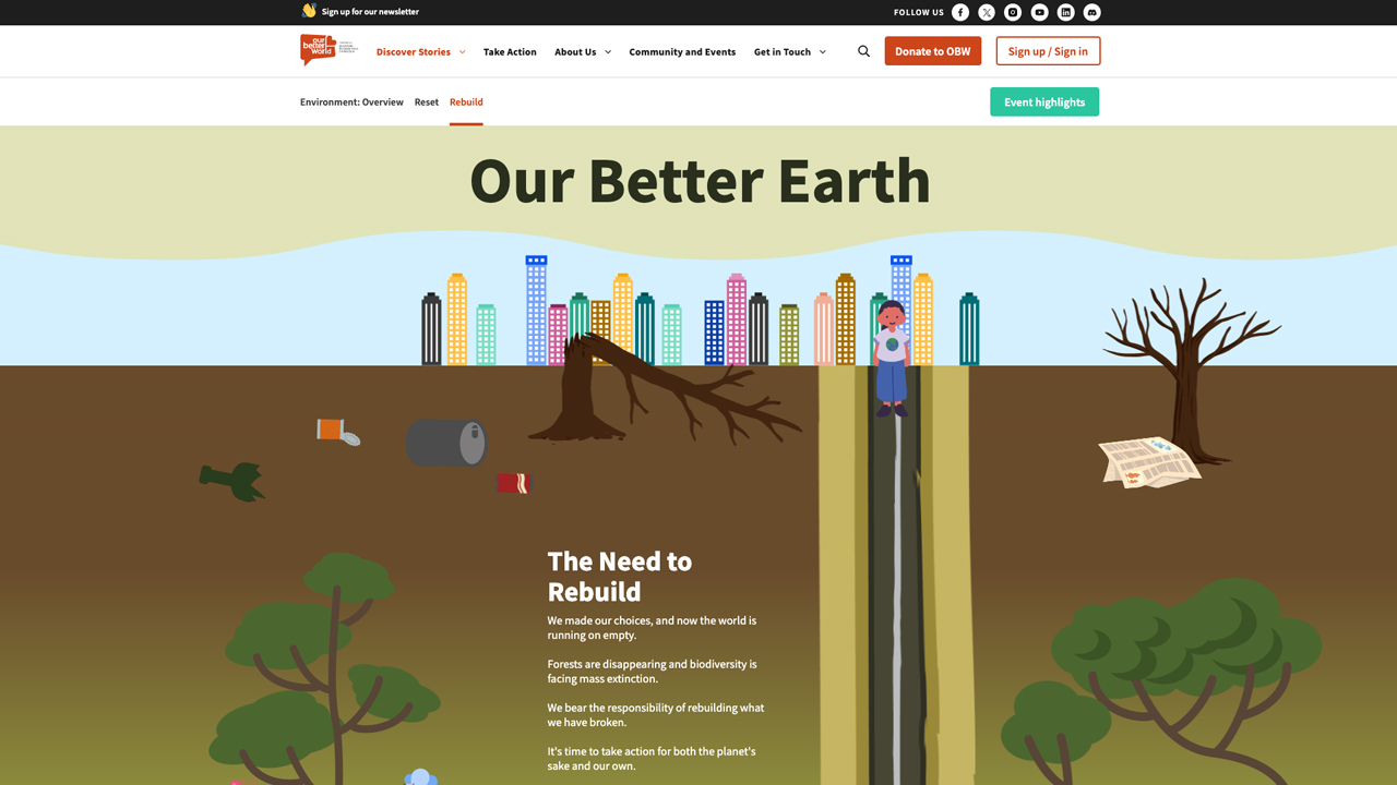 ENVIRONMENT SERIES (Rebuild) by Singapore International Foundation (Our Better World)