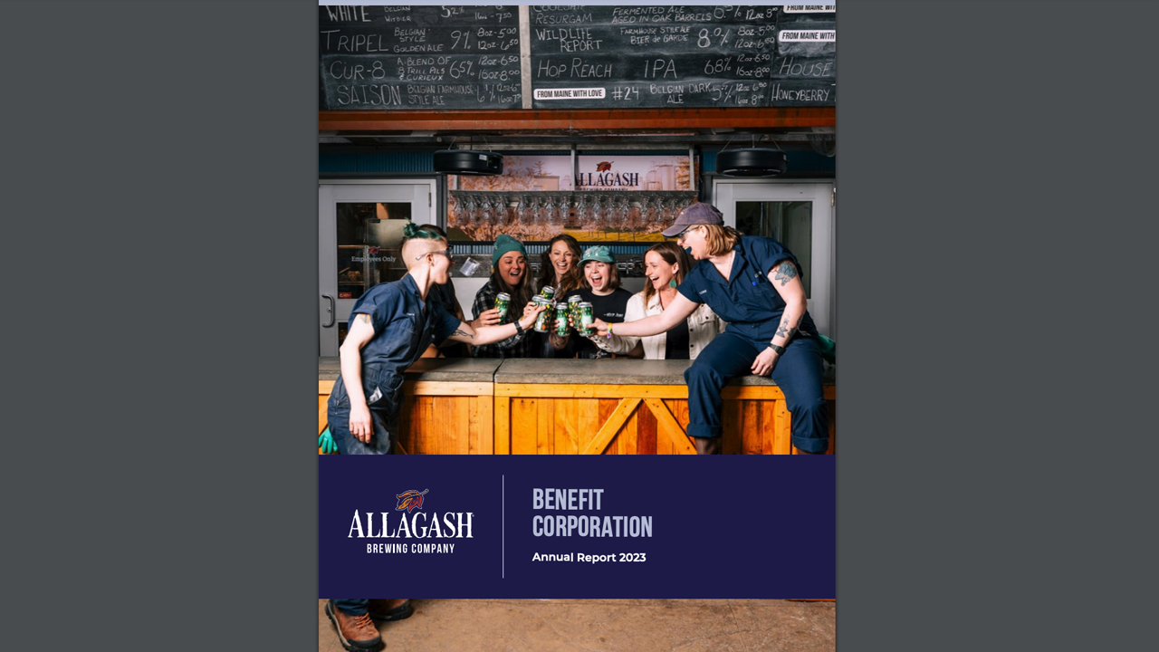 Allagash Brewing Company’s “We’re Good Together” Campaign by Allagash Brewing Company