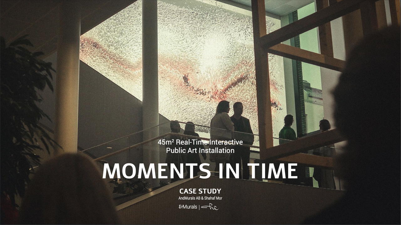Moments In Time - Interactive Public Art by AndMurals AB