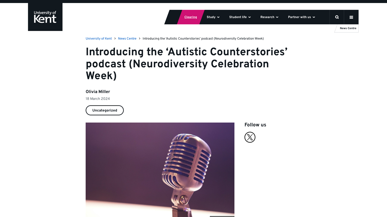 Autistic Counterstories by Studio De Nok