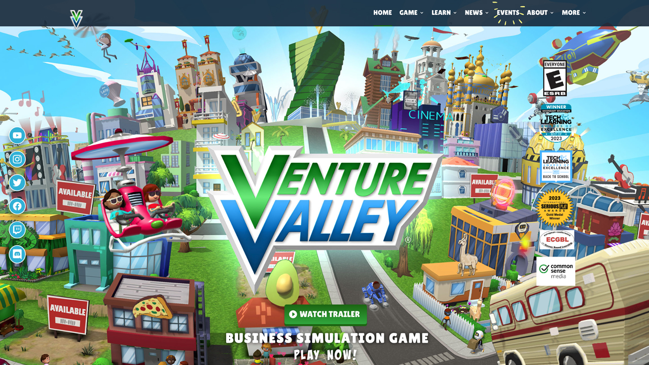 Venture Valley: Business Tycoon by Singleton Foundation for Financial Literacy and Entrepreneurship