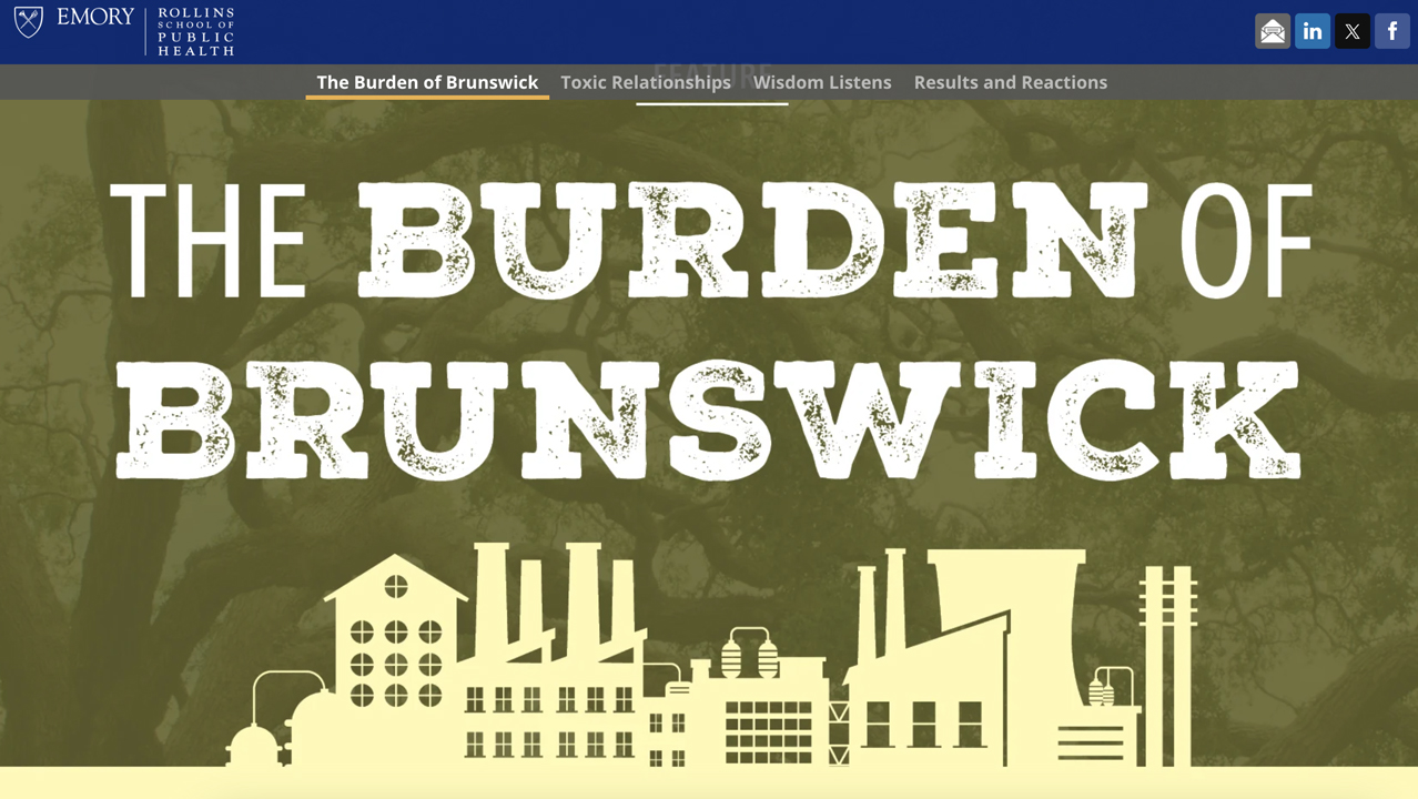The Burden of Brunswick by Emory Rollins School of Public Health
