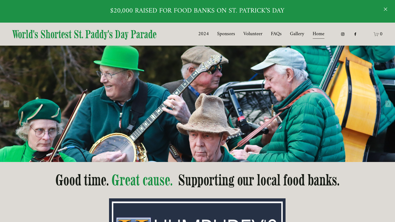 World's Shortest St. Paddy's Day Parade