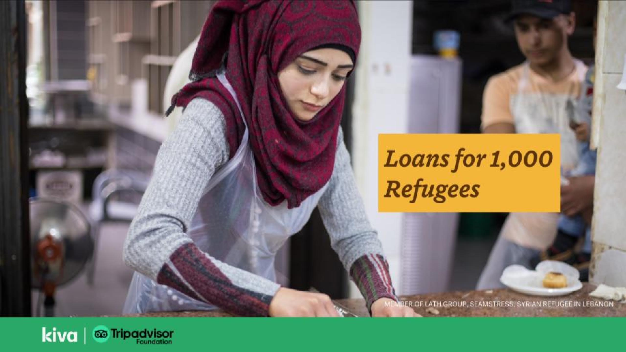 Loans for 1,000 Refugees: Kiva x Tripadvisor Foundation by Kiva