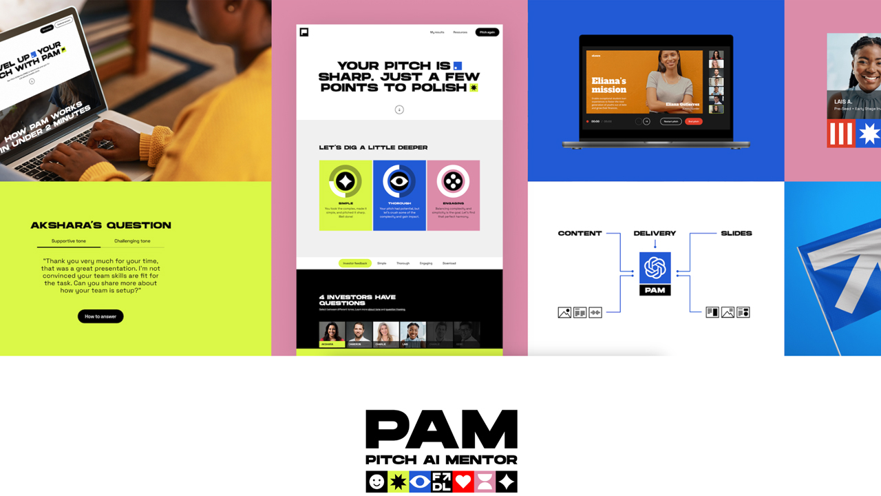 Founderland - PAM [Pitch AI Mentor] by R/GA