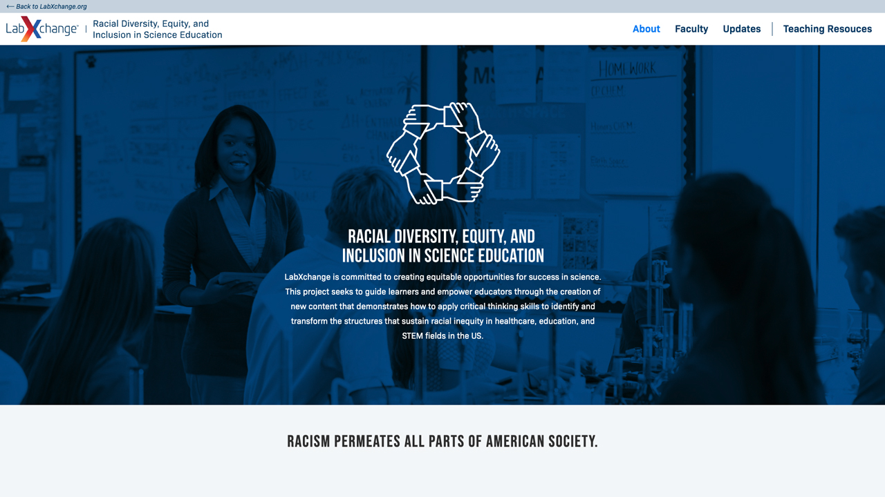 A Collaborative Approach to Addressing Race, Health, and Science in the Classroom: LabXchange’s RDEISE Initiative by LabXchange