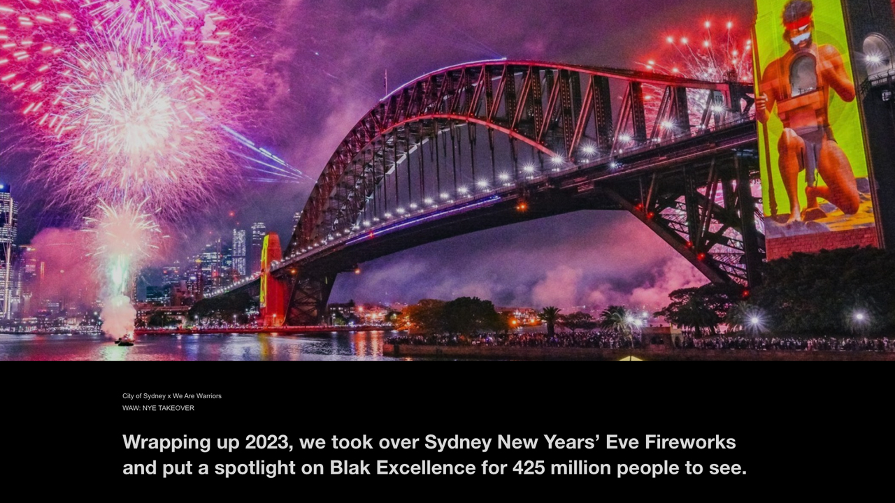 WAW: NYE TAKE OVER by R/GA