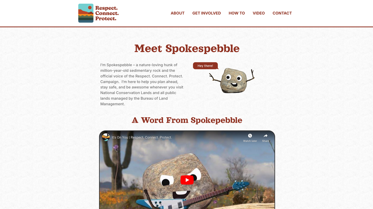 Respect. Connect. Protect. Campaign by Conservation Lands Foundation