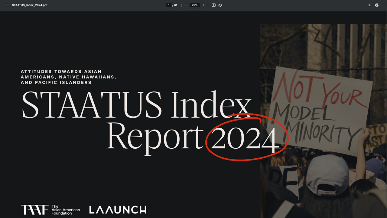 TAAF’s STAATUS Index 2024 by The Asian American Foundation