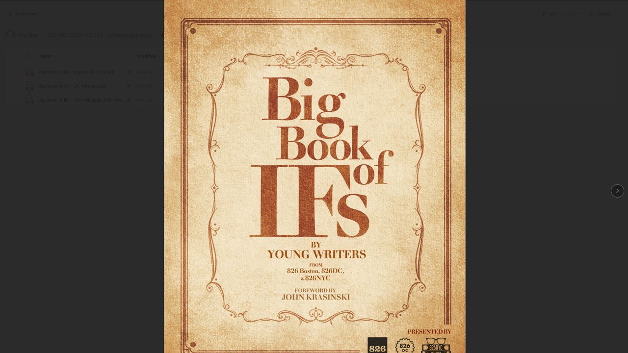 826 National Big Book of IFs by Paramount Pictures