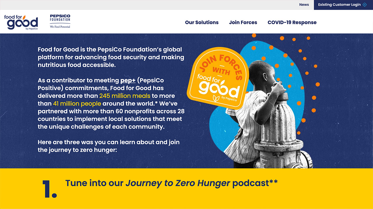 Addressing Summer Hunger through Food For Good by the PepsiCo Foundation by PepsiCo Foundation