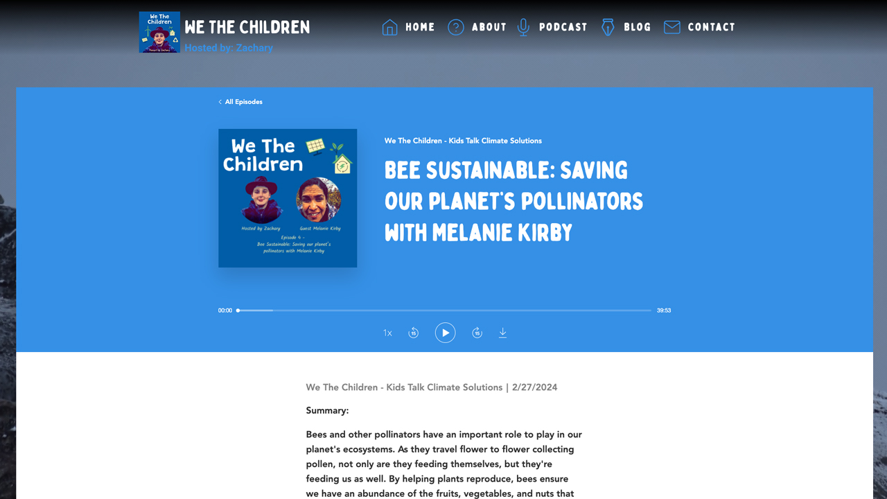 We The Children - Kids Talk Climate Change by We The Children Podcast