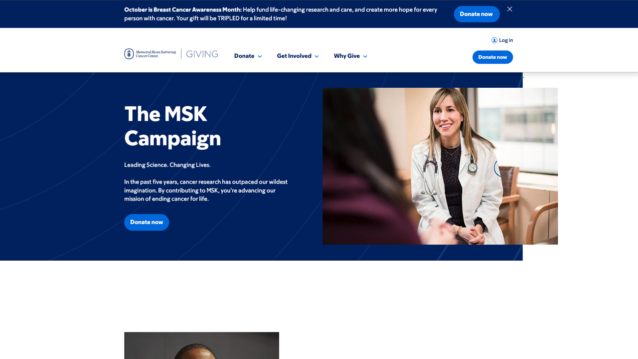 The MSK Campaign: Leading Science. Changing Lives. by Memorial Sloan Kettering Cancer Center