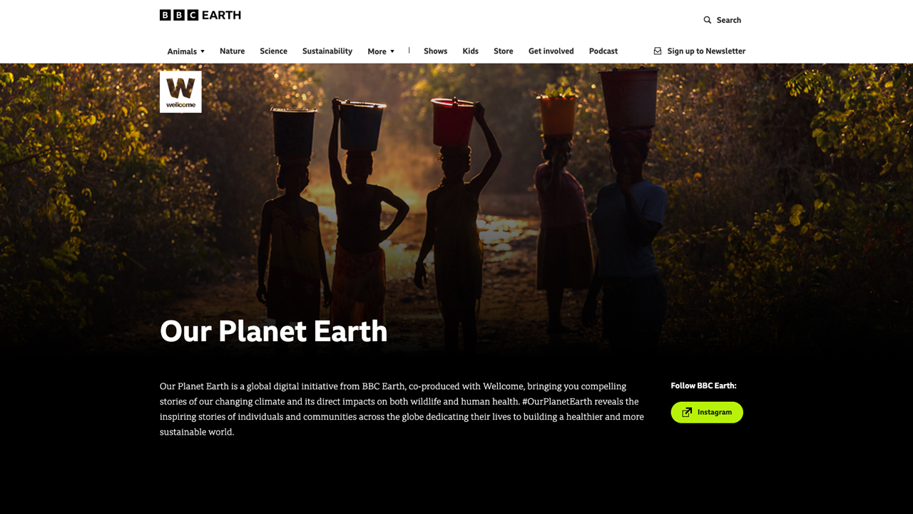 #OurPlanetEarth Impact Campaign by BBC Studios