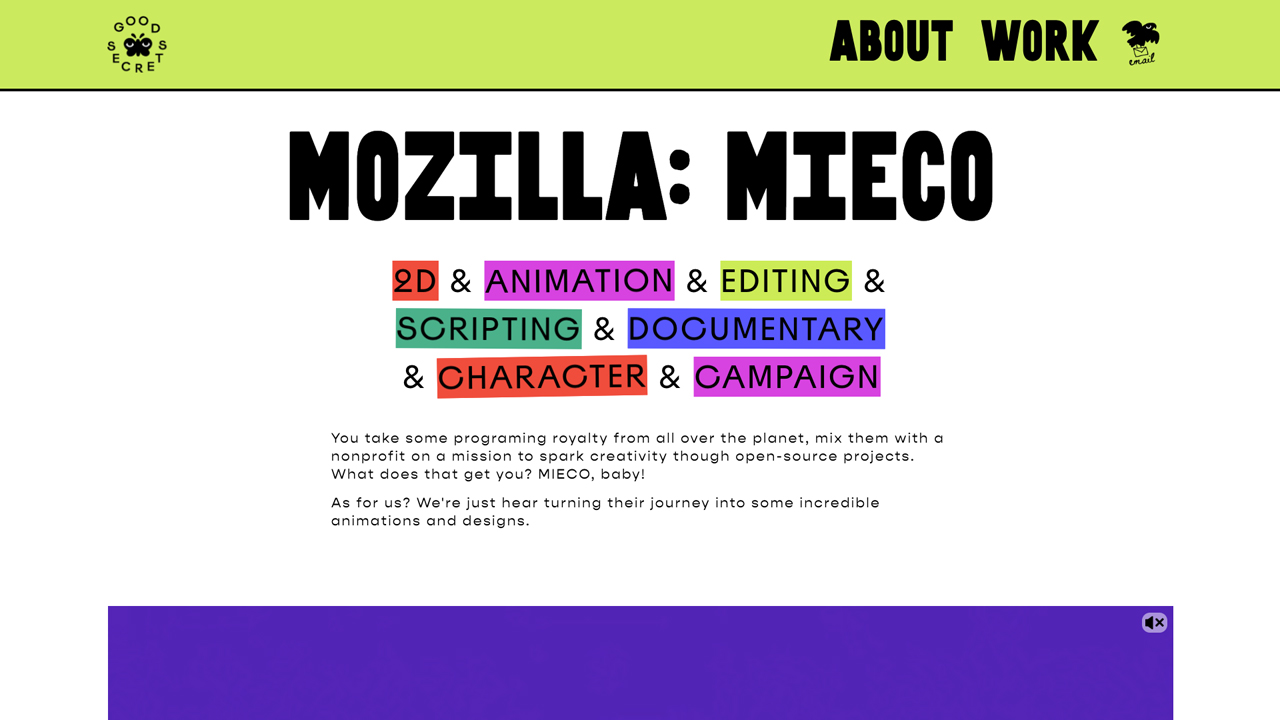 MIECO: Mozilla Internet Ecosystem by Column Five & Good Secrets