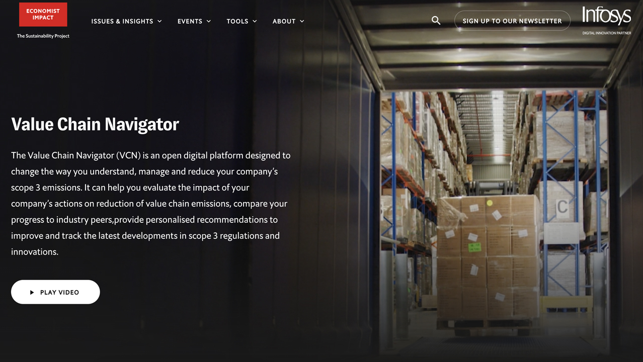 Value Chain Navigator by Economist Impact supported by Infosys