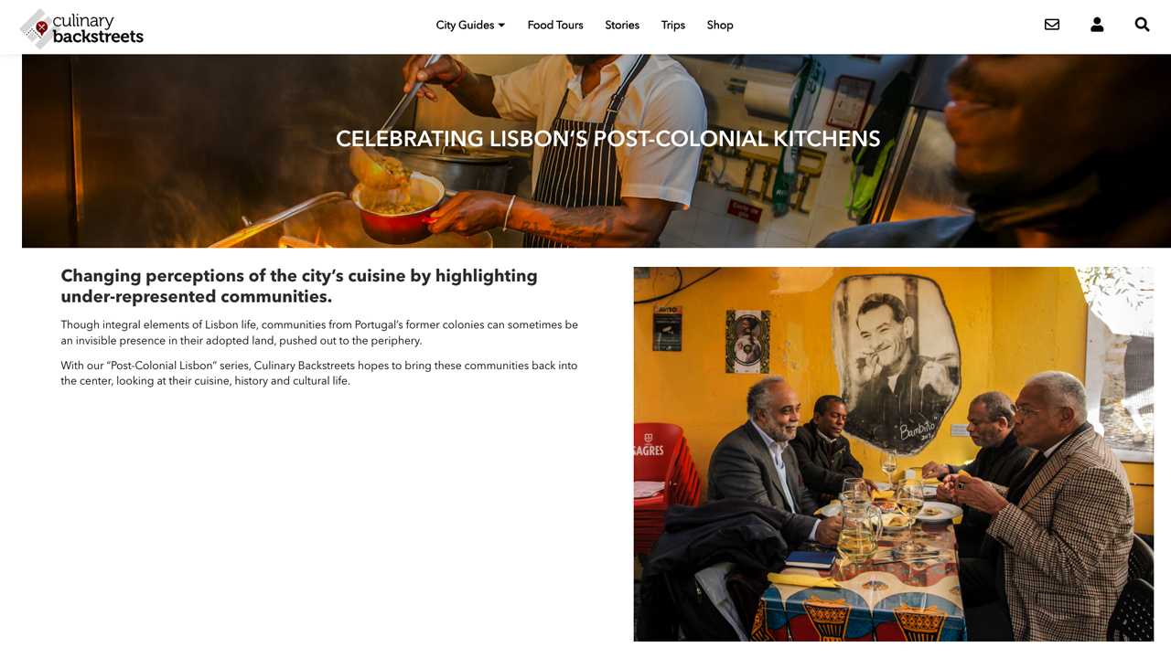 Celebrating Lisbon's Post-Colonial Kitchens by Culinary Backstreets