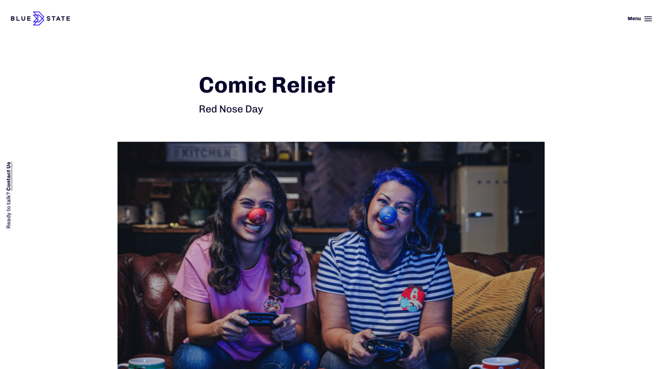 Digital Red Nose Day by Blue State