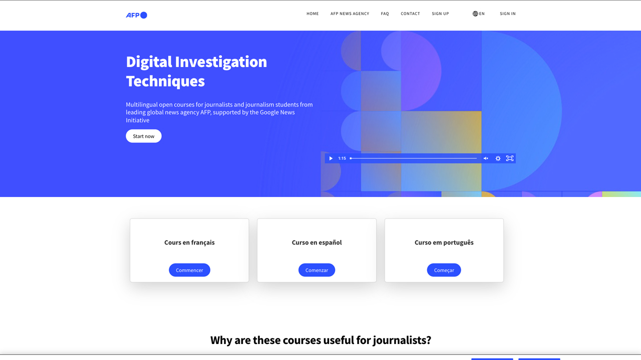 AFP Digital Courses by AFP