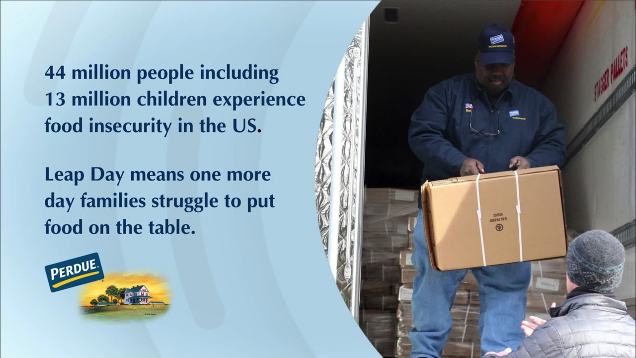 Perdue Farms Helps Fill The Leap Day Food Gap by Perdue Farms