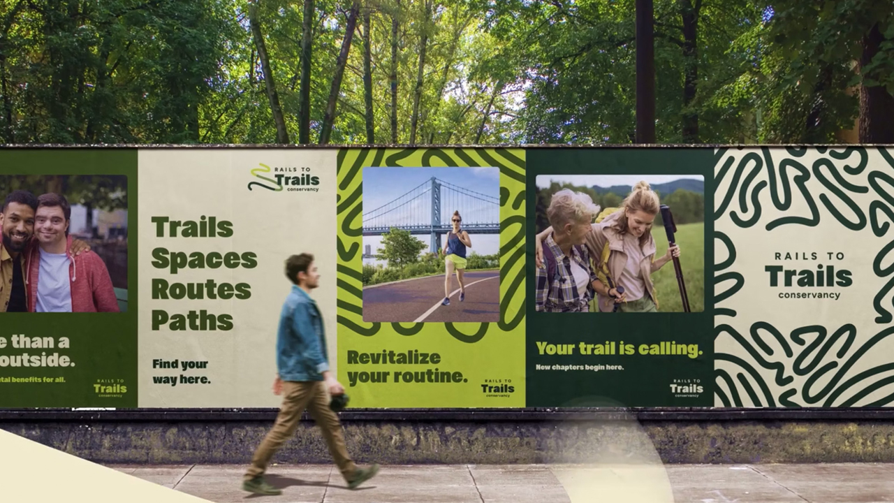 Rails to Trails Conservancy Rebrand Blazes a New Trail by Outright