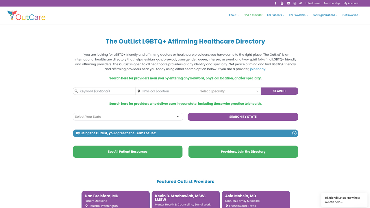 OutCare Health & The OutList - Improving LGBTQ+ Health Equity by OutCare Health