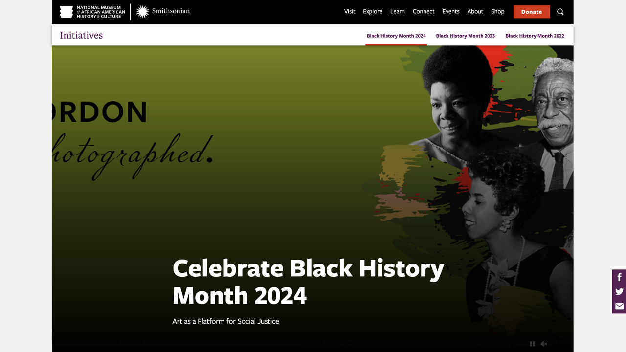 Black History Month 2024: Art as a Platform for Social Justice by Smithsonian's NMAAHC