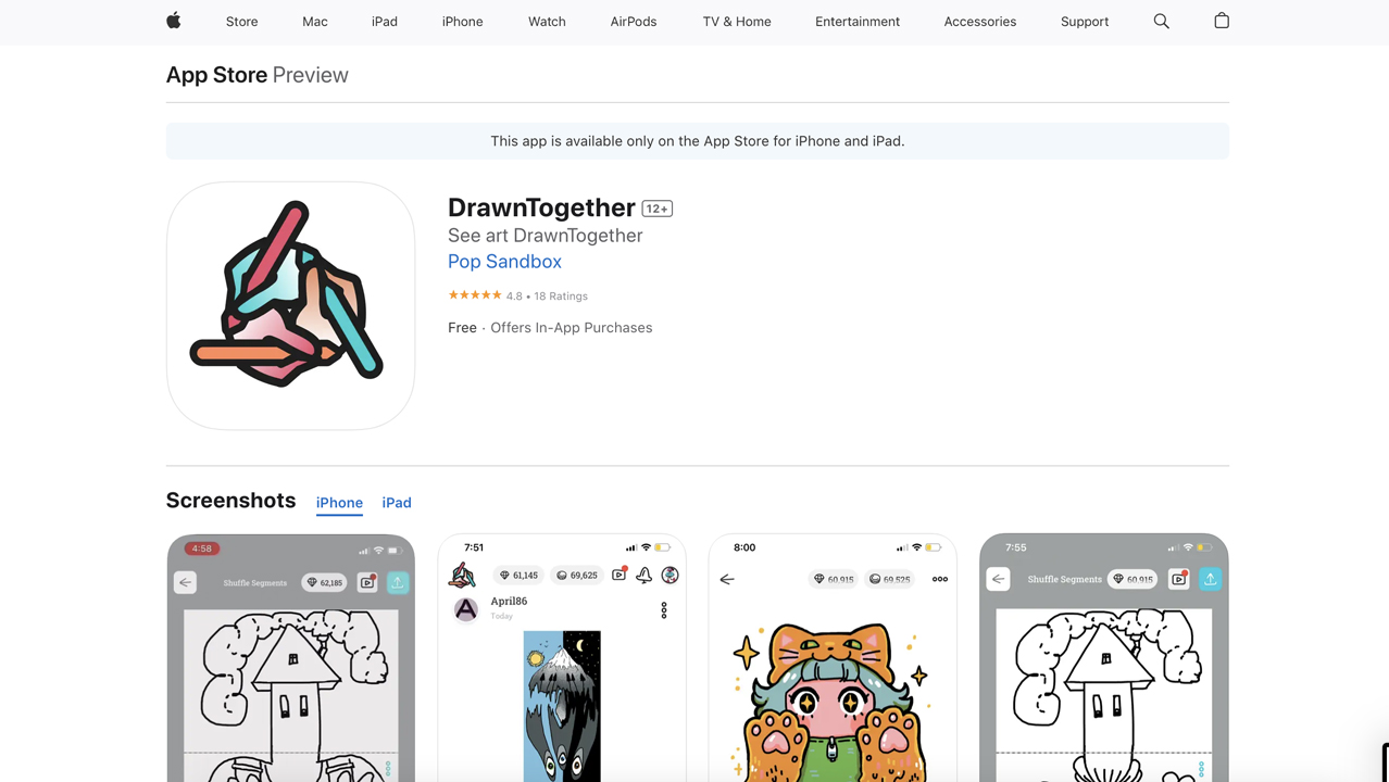 DrawnTogether by Pop Sandbox
