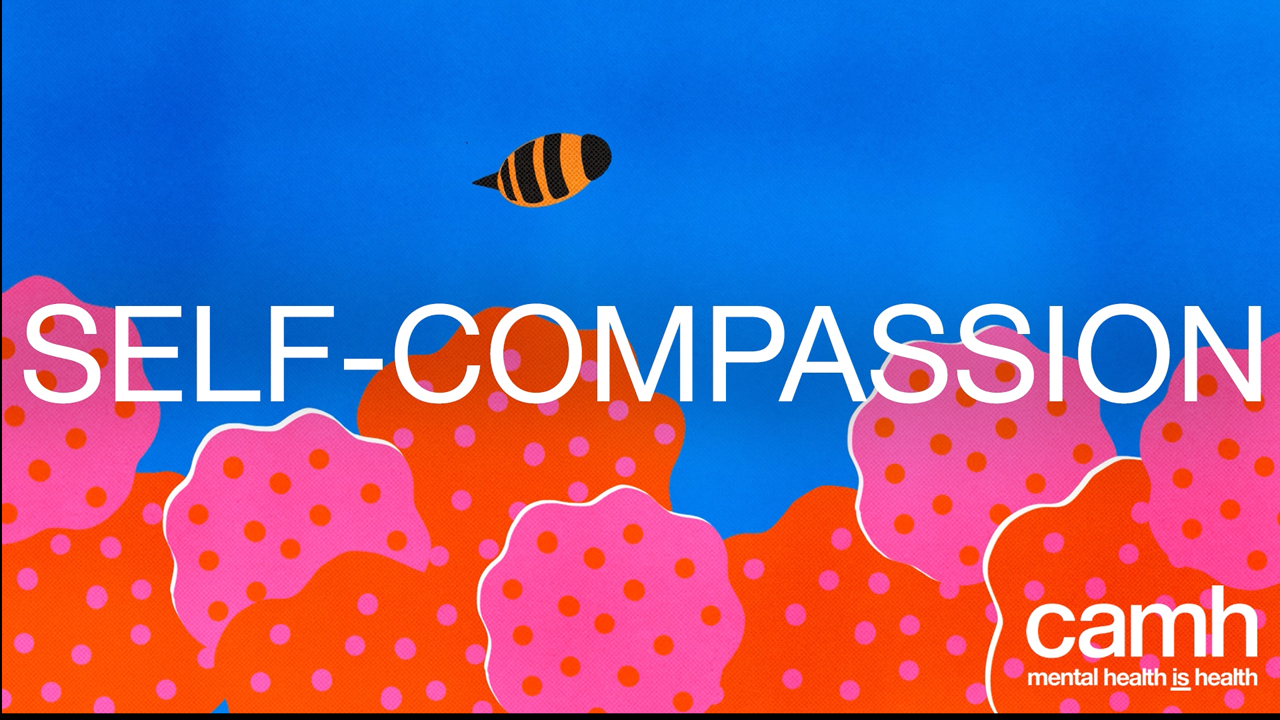 YouTube & Google — Mental Health video series for "Grounding" and "Self-Compassion" by A—B