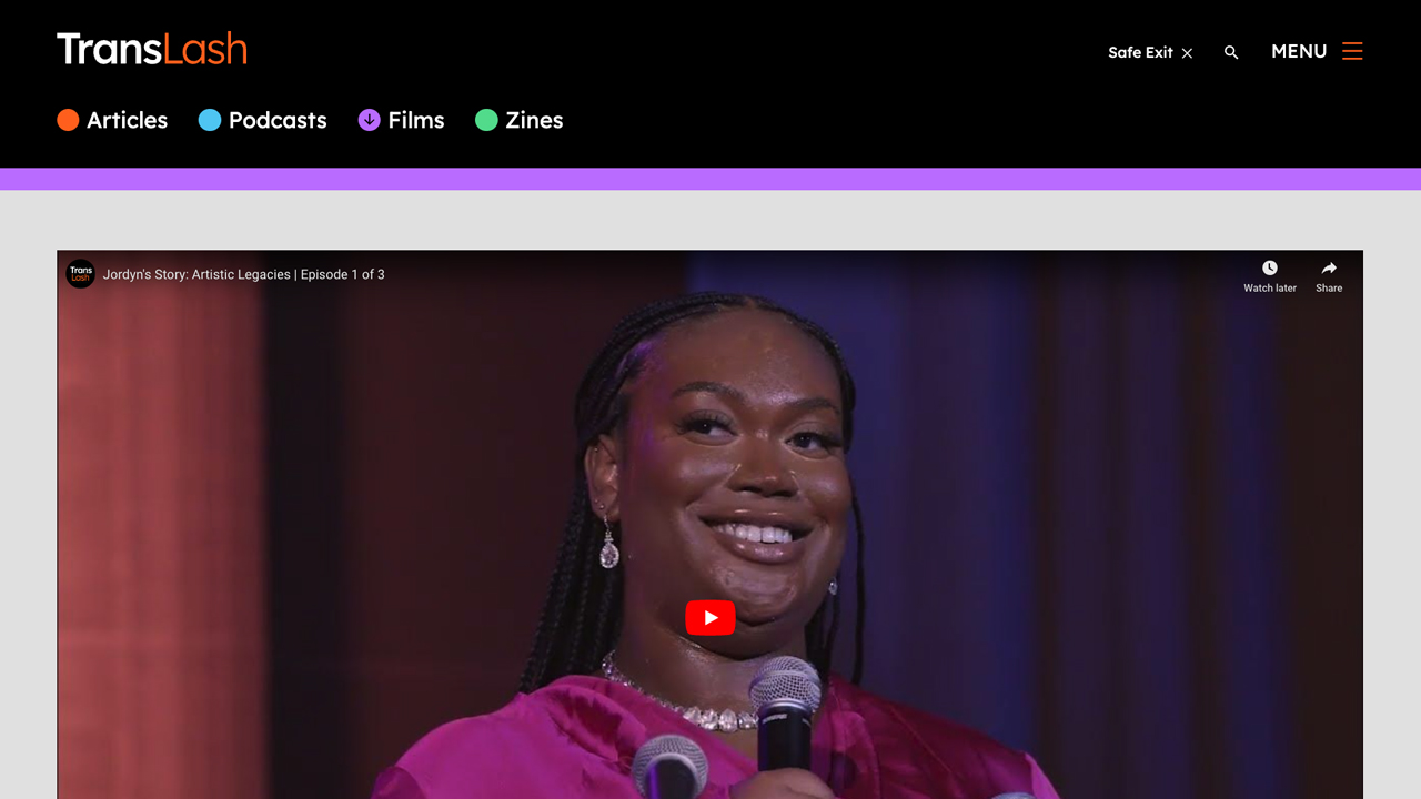 Artistic Legacies: Black Trans Femmes in the Arts by TransLash Media
