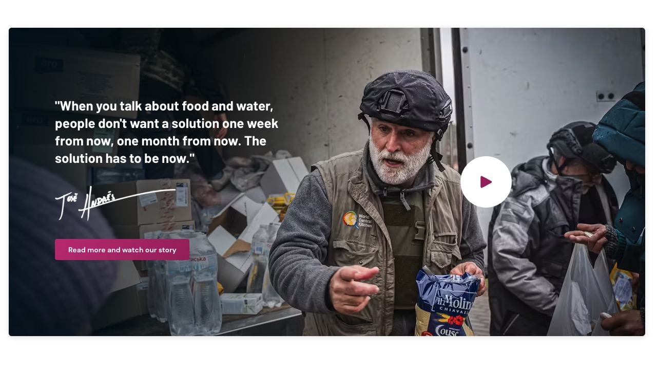 World Central Kitchen Leads Humanitarian Aid to Gaza by Air, Land & Sea by World Central Kitchen
