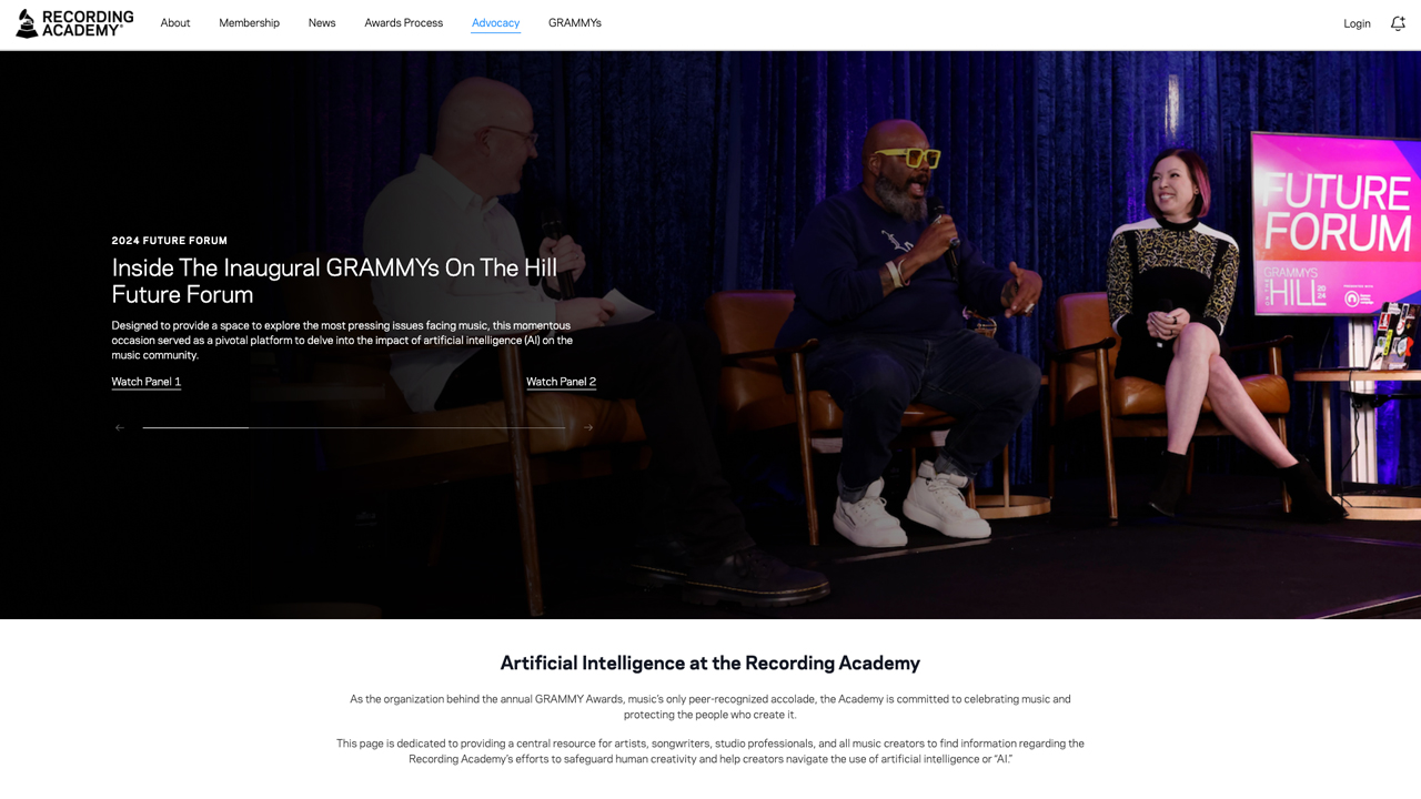 Artificial Intelligence HUB @ the Recording Academy by Recording Academy/GRAMMYs