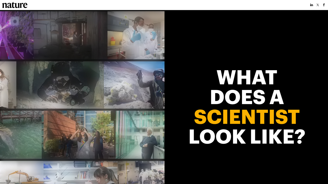 What does a scientist look like? by Springer Nature