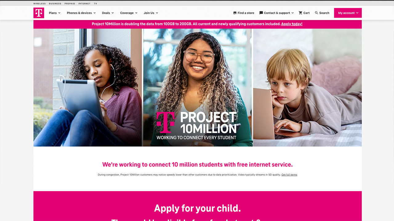 T-Mobile Project 10 Million 2023 Back-to-School  Campaign by T-Mobile
