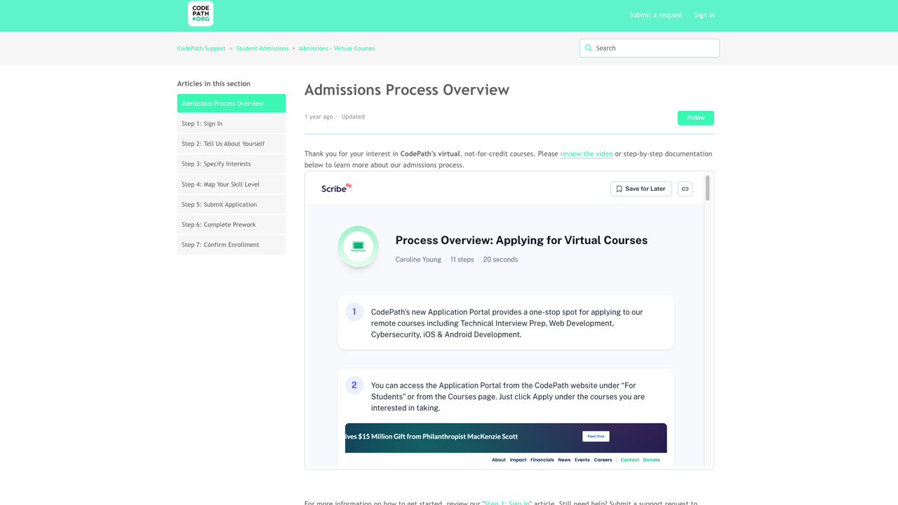 CodePath’s One-Stop Application Portal Enables Scale by Friday