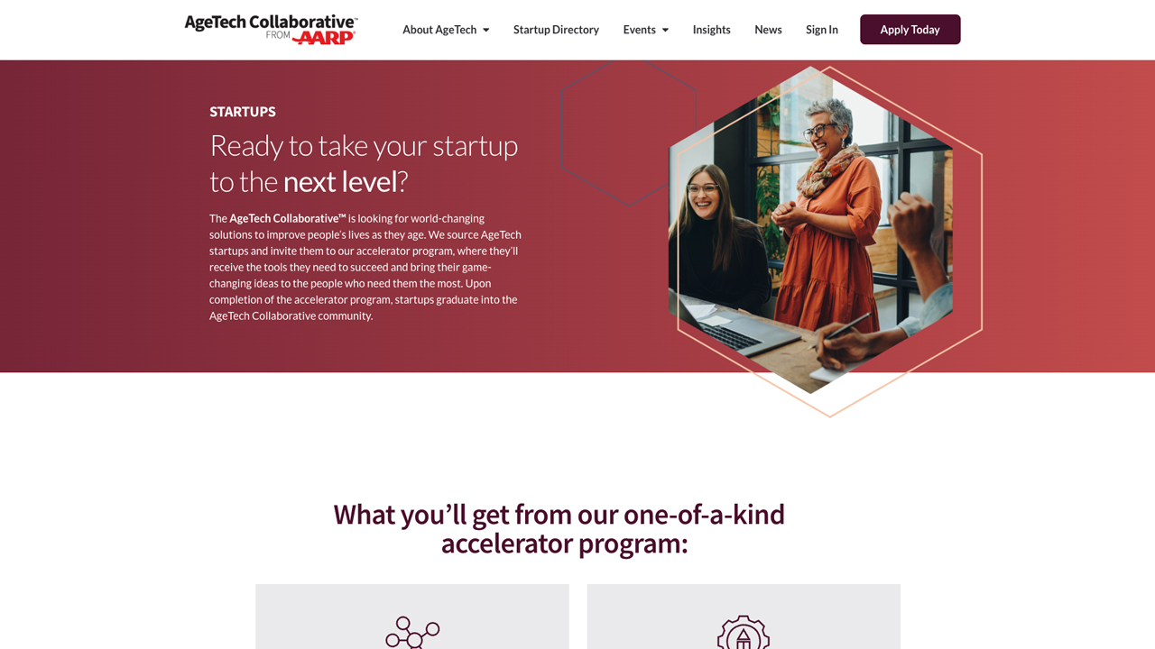 Accelerating Startup Success to Make Aging Easier for Everyone by AgeTech Collaborative from AARP