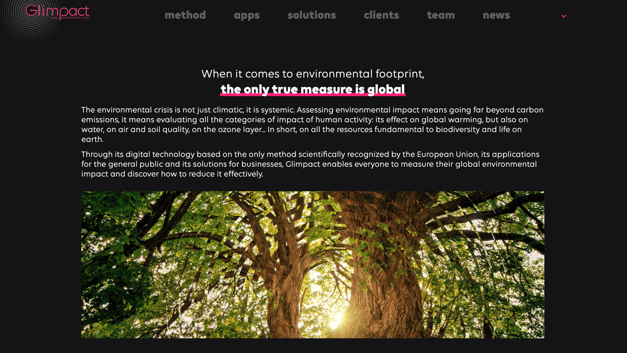 How Many Planets Are You Consuming?: Launch of MyGlimpact App for Consumers Reveals Their True Environmental Footprint by Glimpact