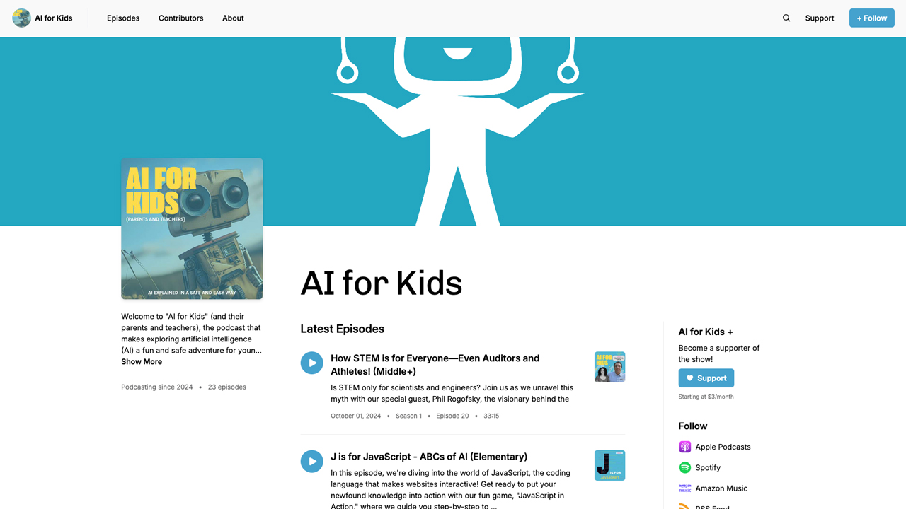AI for Kids is Teaching Kids About AI Responsibly and Equitably by AiDigiTales