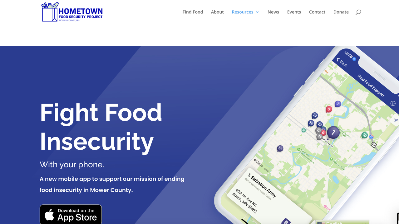 Hometown Food Security Mobile App by Attention Span Media