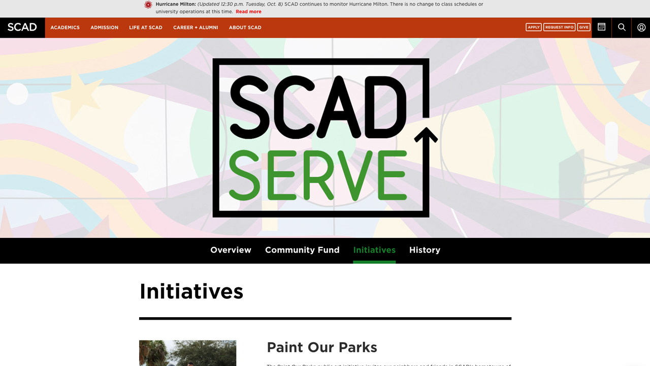 SCAD Serve Paint Our Parks by Savannah College of Art and Design