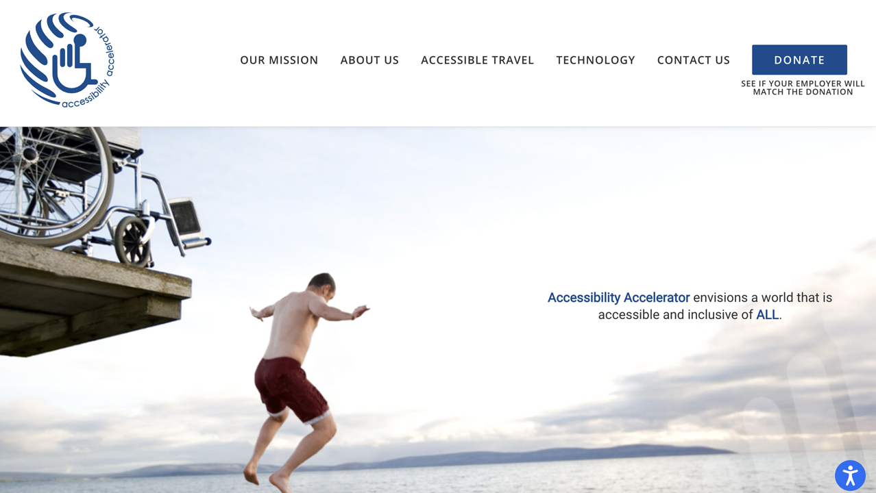 #LeaveNoOneBehind - Purple Vest Mission Global by Accessibility Accelerator