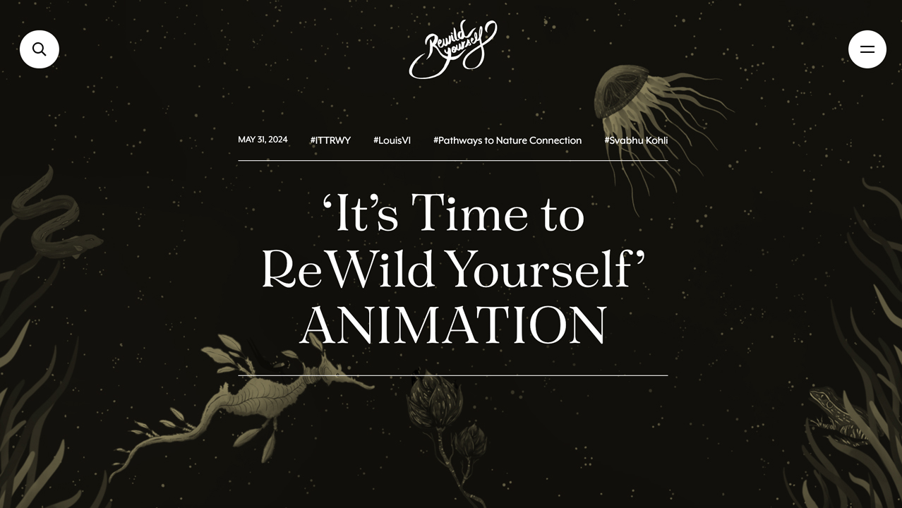 It's Time to ReWild Yourself Campaign by Voice for Nature Foundation