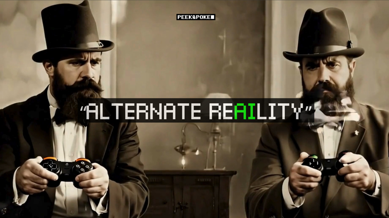 Alternate Re[AI]lity: Computer History circa 1890 by PEEK&POKE