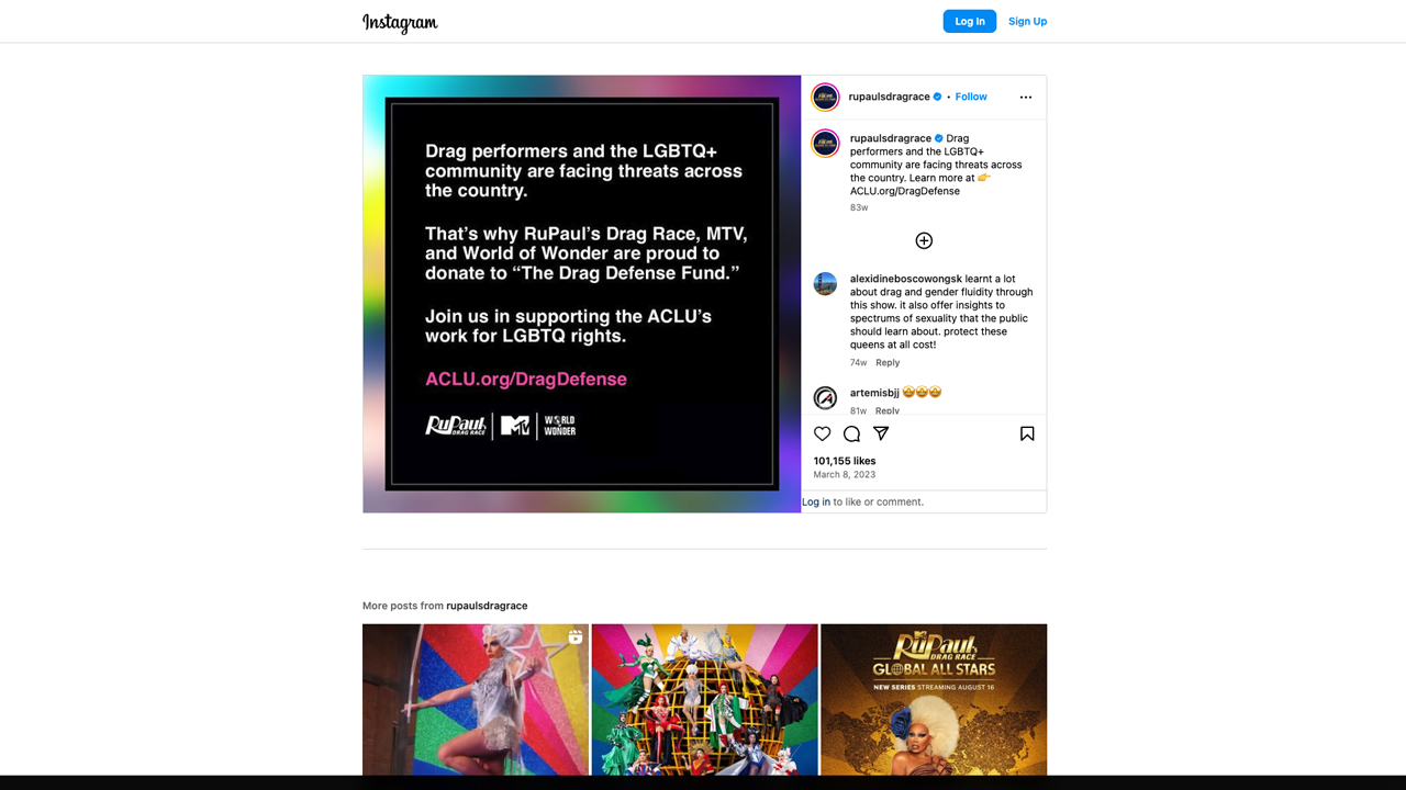 Drag Defense Fund by MTV Entertainment Studios and Kids & Family