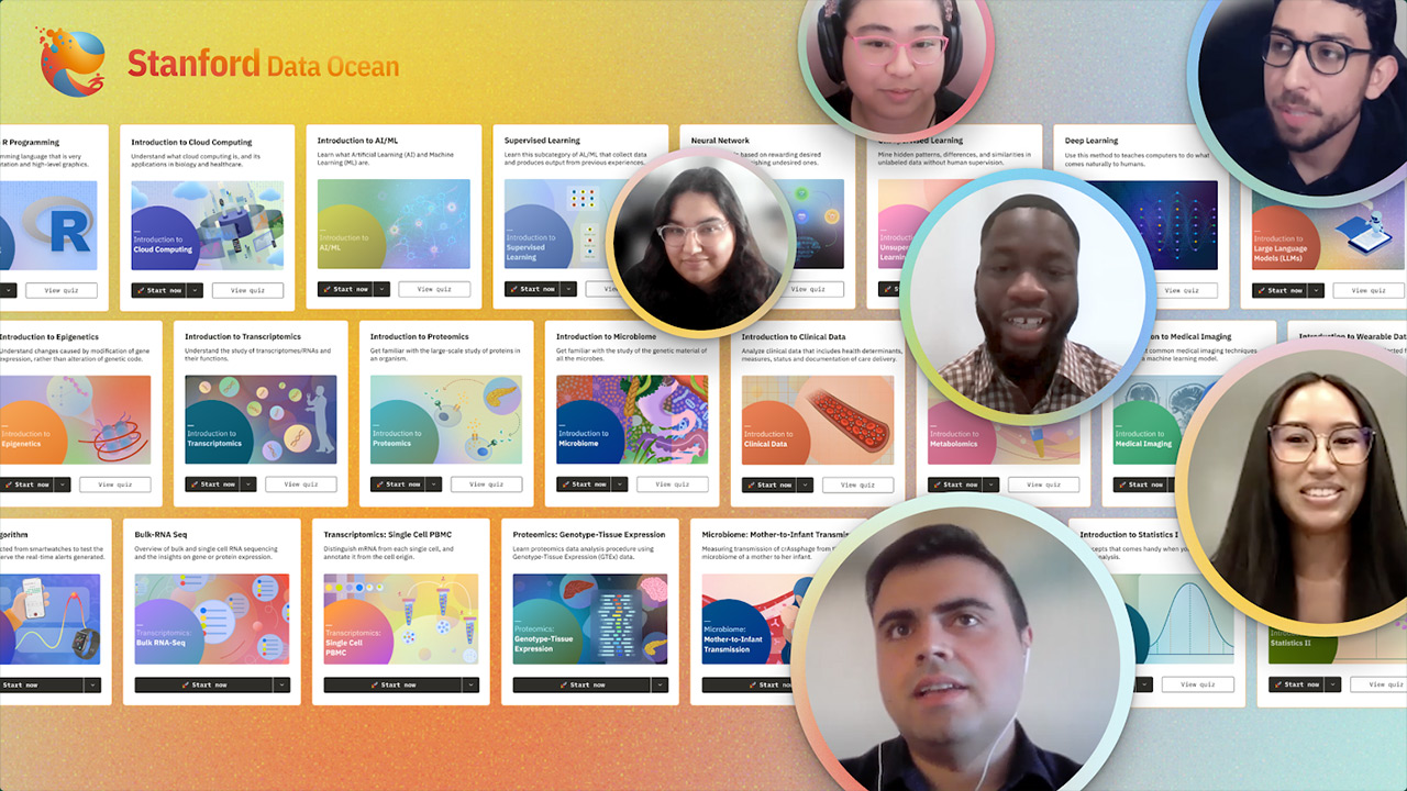 Stanford Data Ocean: Inclusive Digital Biomedical Education for Under-Served Communities by Stanford University: Stanford Deep Data Reseach Center