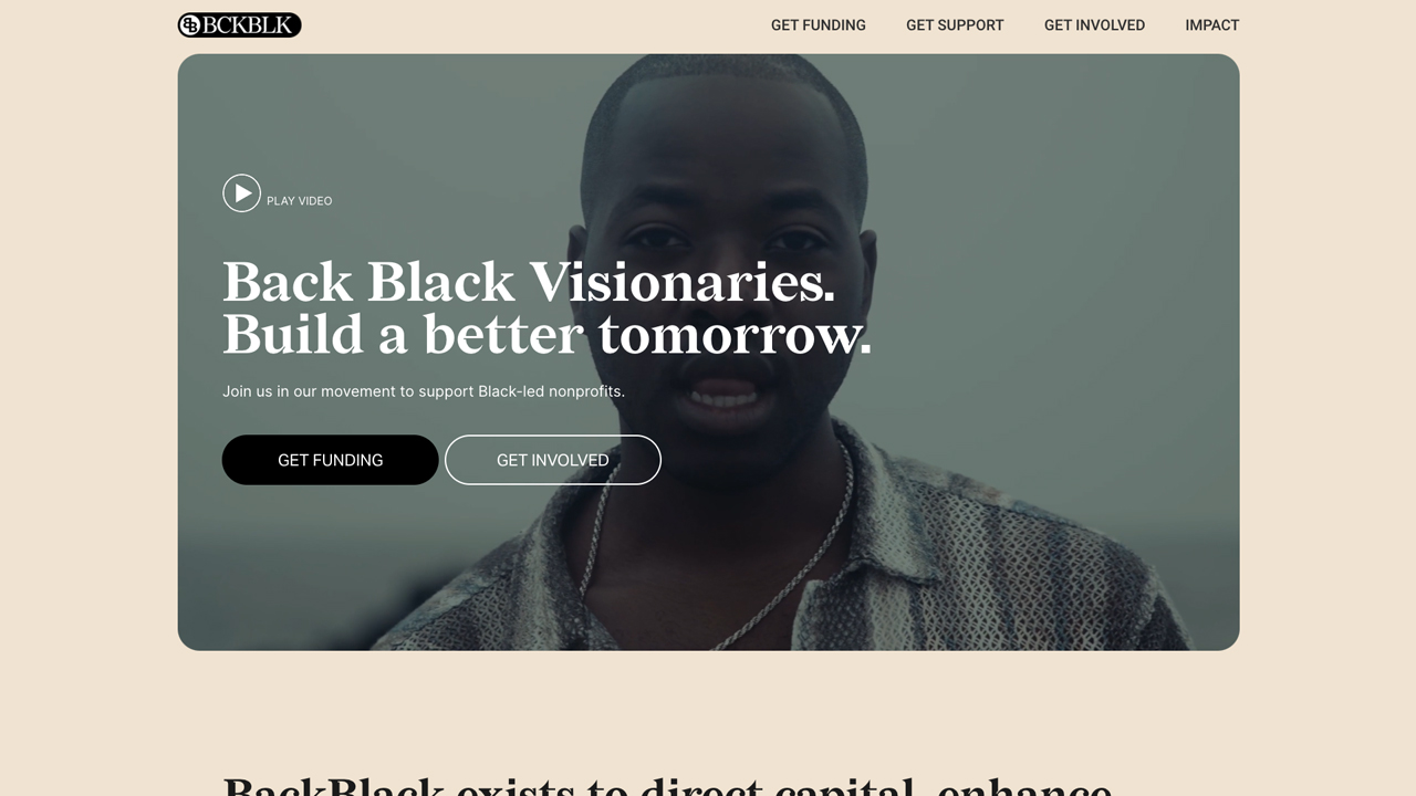 BackBlack: Building a New Era of Support for Black-Led Organizations by BackBlack